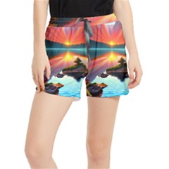 Gorgeous Sunset Women s Runner Shorts by GardenOfOphir