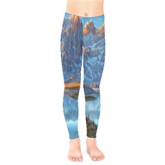 Majestic Lake Landscape Kids  Leggings