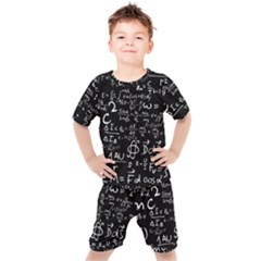 E=mc2 Text Science Albert Einstein Formula Mathematics Physics Kids  Tee And Shorts Set by Jancukart