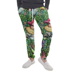 Sacred Mushroom Charm Men s Jogger Sweatpants by GardenOfOphir