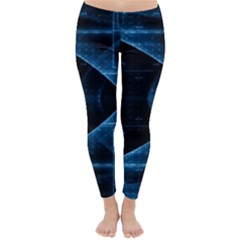 Technology Digital Business Polygon Geometric Classic Winter Leggings by Ravend
