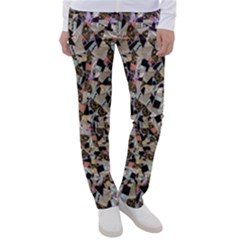 Mystic Geometry Abstract Print Women s Casual Pants by dflcprintsclothing