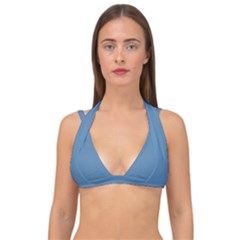 Air Force Blue	 - 	double Strap Halter Bikini Top