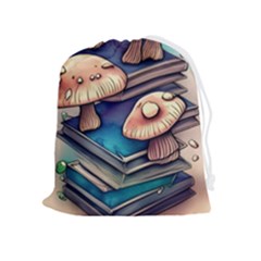 Mushroom Cloud Legerdemain Portobello Warlock Drawstring Pouch (xl) by GardenOfOphir