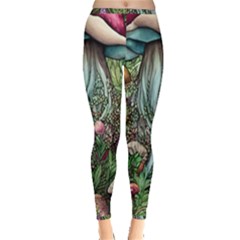 Craft Mushroom Inside Out Leggings by GardenOfOphir