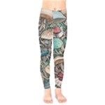 Tiny Forest Mushrooms Kids  Classic Winter Leggings