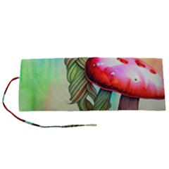 Warm Mushroom Forest Roll Up Canvas Pencil Holder (s) by GardenOfOphir