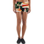 Mushroom Fairy Garden Yoga Shorts
