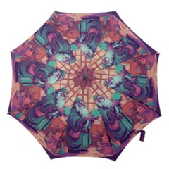 Fantasy Magic Magical Wizard Hook Handle Umbrellas (small) by Jancukart