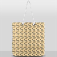 Pattern 133 Full Print Rope Handle Tote (large) by GardenOfOphir