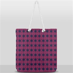 Pattern 140 Full Print Rope Handle Tote (large)