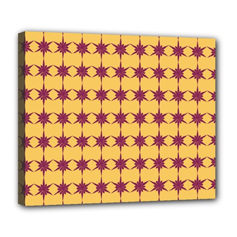 Pattern 141 Deluxe Canvas 24  X 20  (stretched) by GardenOfOphir
