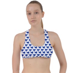 Pattern 270 Criss Cross Racerback Sports Bra by GardenOfOphir