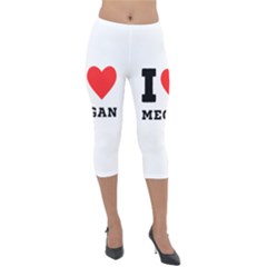 I Love Megan Lightweight Velour Capri Leggings  by ilovewhateva