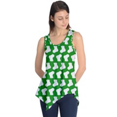 Cute Baby Socks Illustration Pattern Sleeveless Tunic by GardenOfOphir