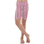 Candy Illustration Pattern Kids  Lightweight Velour Cropped Yoga Leggings