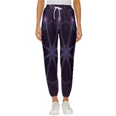 Geometric-art-001 Women s Cropped Drawstring Pants