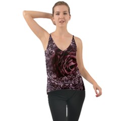 Rose Mandala Chiffon Cami by MRNStudios