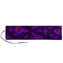 Spheres-combs-structure-regulation Roll Up Canvas Pencil Holder (l) by Simbadda