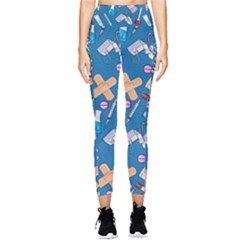 Medicine Pattern Pocket Leggings  by SychEva