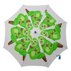 Sloth Branch Cartoon Fantasy Hook Handle Umbrellas (large) by Semog4
