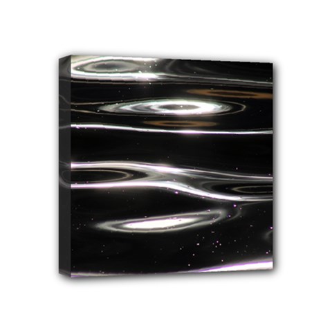 Water Lake Water Surface Reflection Nature Mini Canvas 4  X 4  (stretched)