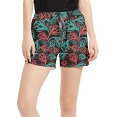 Flower Patterns Ornament Pattern Women s Runner Shorts