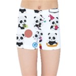 Playing Pandas Cartoons Kids  Sports Shorts