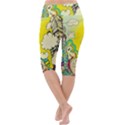 Doodle Wallpaper Artistic Surreal Lightweight Velour Cropped Yoga Leggings View4