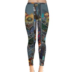 Fictional Character Cartoons Inside Out Leggings by Salman4z