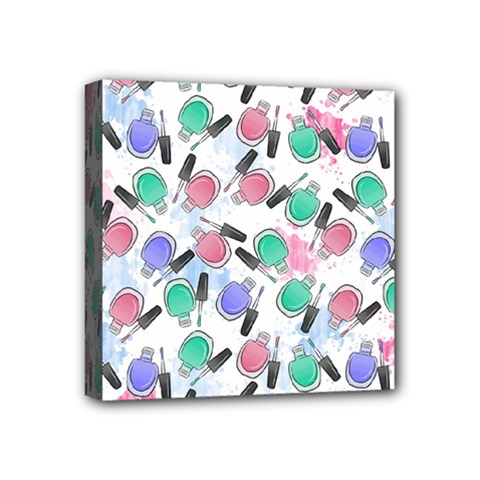 Nail Polish Mini Canvas 4  X 4  (stretched) by SychEva