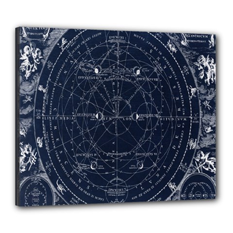 Vintage Astrology Poster Canvas 24  X 20  (stretched) by ConteMonfrey