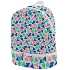 Pop Triangles Zip Bottom Backpack by ConteMonfrey