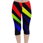 Graphic Design Computer Graphics Velvet Capri Leggings 