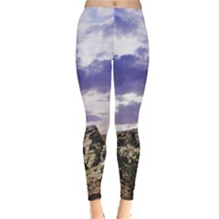 Mountain Snow Landscape Winter Leggings  by Celenk