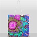 Abstract Art Psychedelic Experimental Full Print Rope Handle Tote (Large) View2