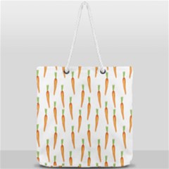 Carrot Full Print Rope Handle Tote (large) by SychEva