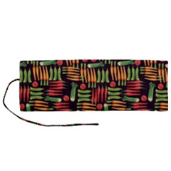 Vegetable Roll Up Canvas Pencil Holder (m) by SychEva