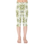 Background Pattern Texture Design Wallpaper Kids  Capri Leggings 
