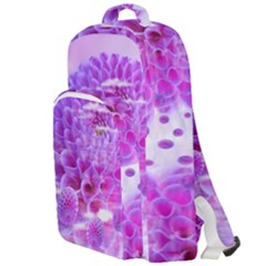 Dahlia Blossom Bloom Dahlias Fall Double Compartment Backpack by danenraven