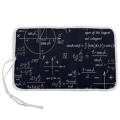 Mathematical-seamless-pattern-with-geometric-shapes-formulas Pen Storage Case (l) by Salman4z