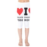 I love chocolate mousse Kids  Capri Leggings 