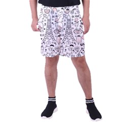 Big-collection-with-hand-drawn-objects-valentines-day Men s Pocket Shorts by Salman4z