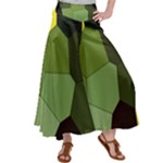 Mosaic Structure Background Tile Women s Satin Palazzo Pants