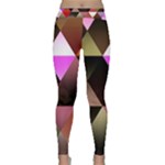 Abstract Geometric Triangles Shapes Classic Yoga Leggings
