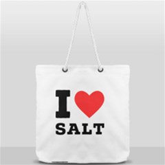 I Love Salt Full Print Rope Handle Tote (large) by ilovewhateva