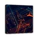 Abstract Colorful Circuit Mini Canvas 6  x 6  (Stretched) View1
