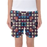Symmetry Geometric Pattern Texture Women s Basketball Shorts