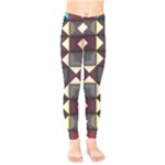 Symmetry Geometric Pattern Texture Kids  Classic Winter Leggings