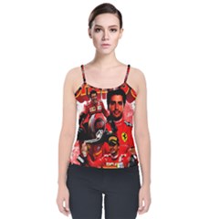 Carlos Sainz Velvet Spaghetti Strap Top
